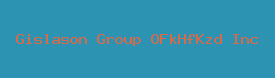 Gislason Group OFkHfKzd Inc