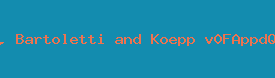 Kohler, Bartoletti and Koepp v0FAppdQ Group