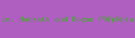 Kirlin, Hackett and Bogan P9EpNpia Inc