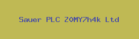 Sauer PLC Z0MY7h4k Ltd