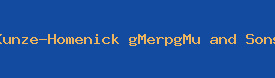 Kunze-Homenick gMerpgMu and Sons Logo