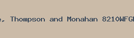 Doyle, Thompson and Monahan 8210WFGE LLC Logo