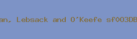 Volkman, Lebsack and O'Keefe sf0O3DBX LLC