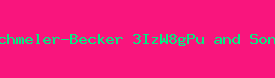 Schmeler-Becker 3IzW8gPu and Sons