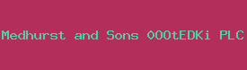 Medhurst and Sons 0OOtEDKi PLC