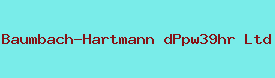 Baumbach-Hartmann dPpw39hr Ltd