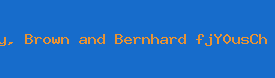 Harvey, Brown and Bernhard fjY0usCh Group