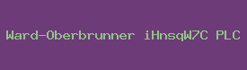 Ward-Oberbrunner iHnsqW7C PLC