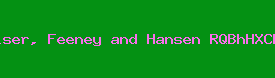 Wintheiser, Feeney and Hansen RQBhHXCH Group Logo